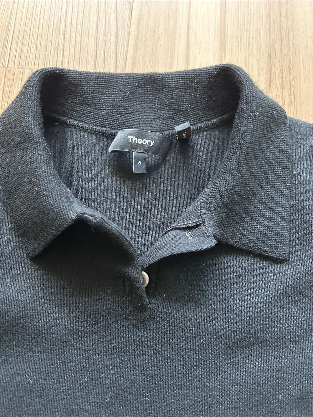 NWOT Theory Pleated Combo Polo Dress - Picture 4 of 9